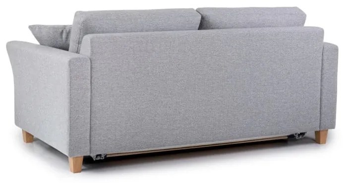 Jasnoszara rozkładana sofa Scandic Sonia