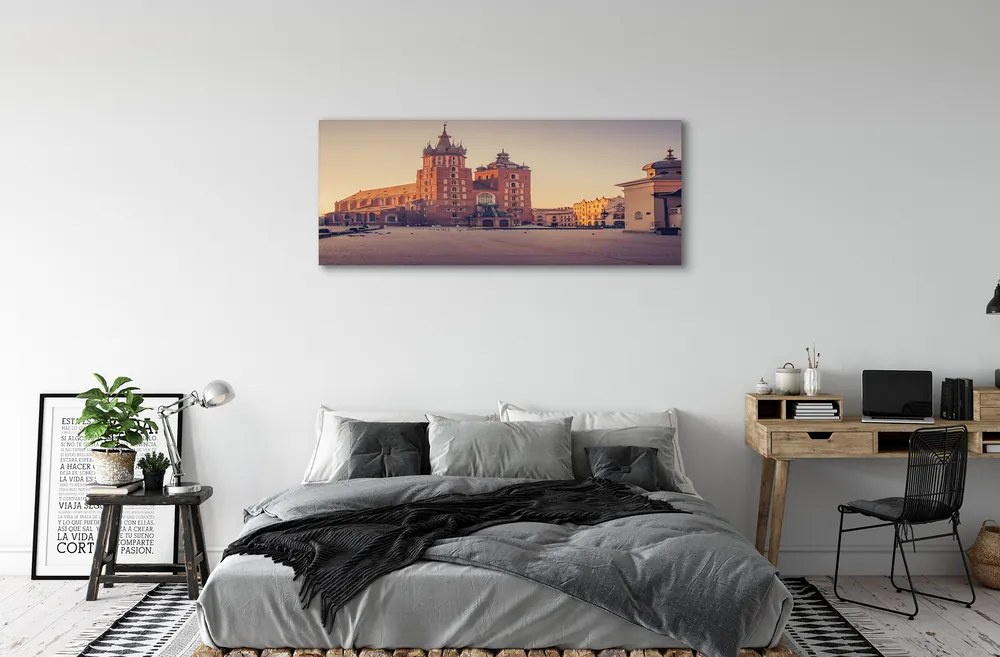 Zdjęcie na płótnie Poranek przy Bazylice w Krakowie