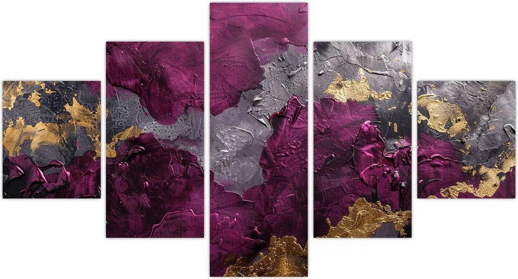 Obraz - Teksturowanie abstrakcji (125x70 cm)