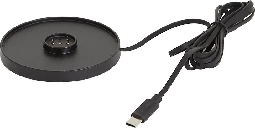 Zewnętrzna lampa stołowa czarna ładowalna z stacją ładującą IP65 - Grill