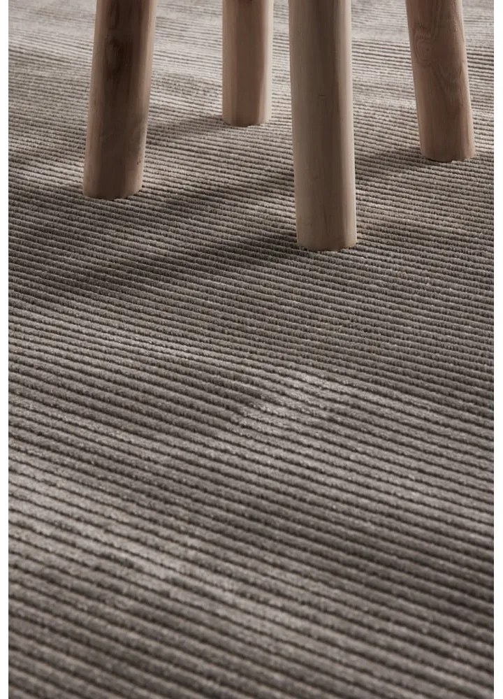 Antracytowo-kremowy chodnik 80x240 cm Perles Dolomite – Elle Decoration