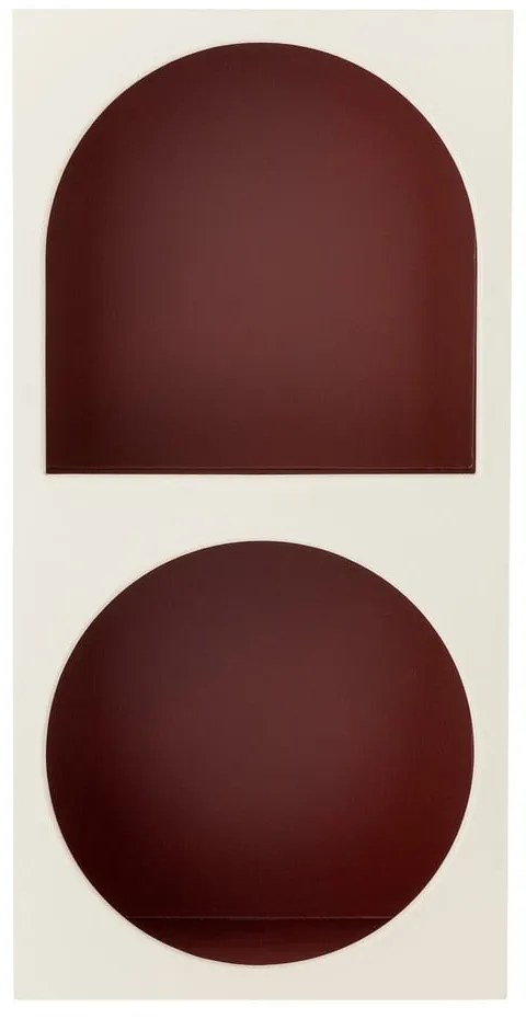 Czerwono-biały regał ścienny 30x60 cm Graphia – Bloomingville