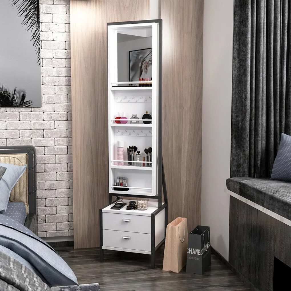 Stolik kosmetyczny Elegante White