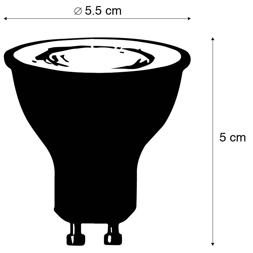 Zestaw 5 Żarówka LED GU10 8,5W 950lm 3000K