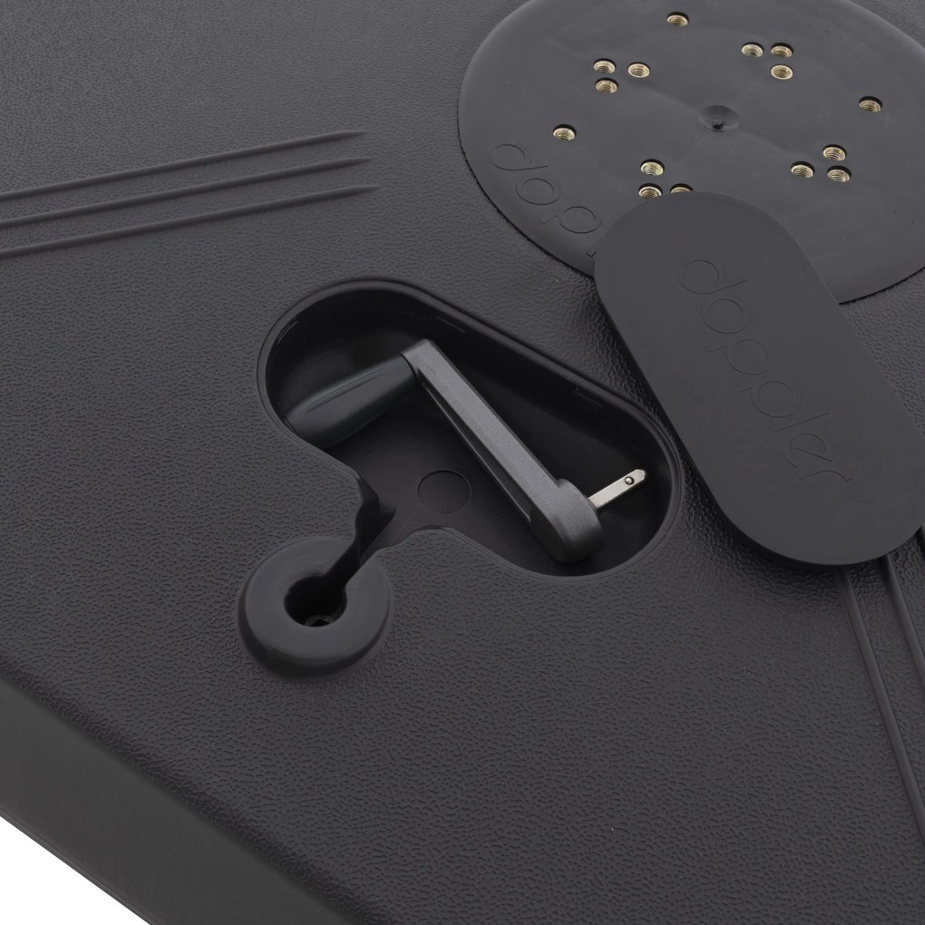 Doppler LIFE podstawa do napełniania 150 l antracyt - do parasoli z boczną nogą