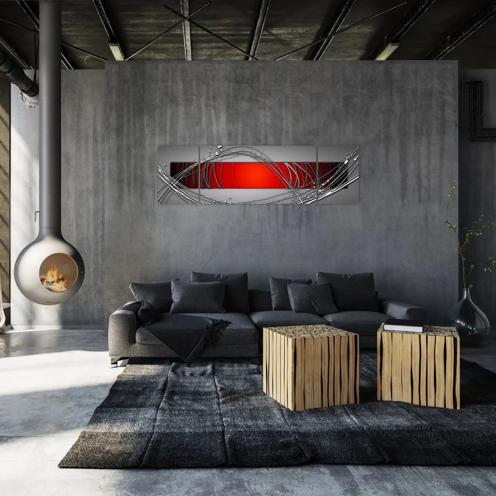 Abstrakcyjny obraz (170x50 cm)