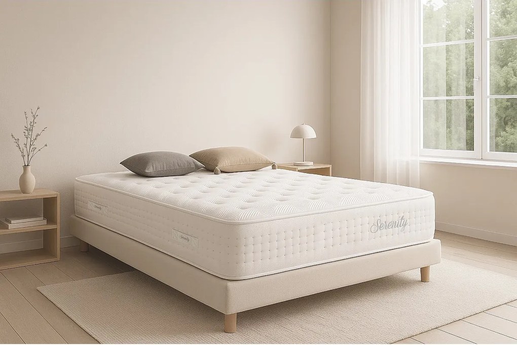Materac Sprężyny kieszeniowe Serenity 30cm, 140x200 cm -Moonia