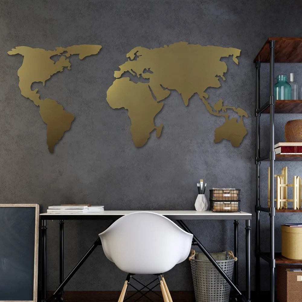 Mapa ścienna 120x60 cm Silhouette – Bystag