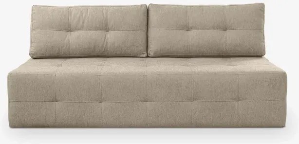 Sofa z Funkcją Spania MORANA Beżowa Nowoczesna