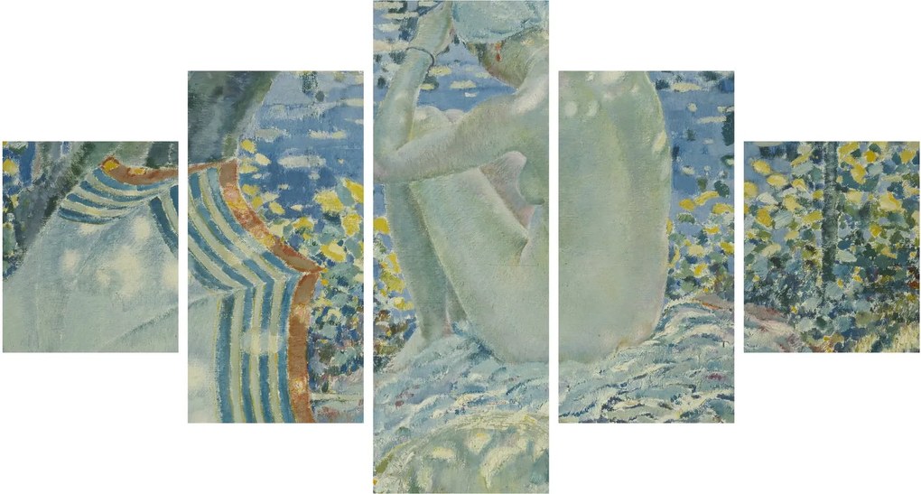 Obraz - Frederick Carl Frieseke, On the Bank, reprodukcje (125x70 cm)