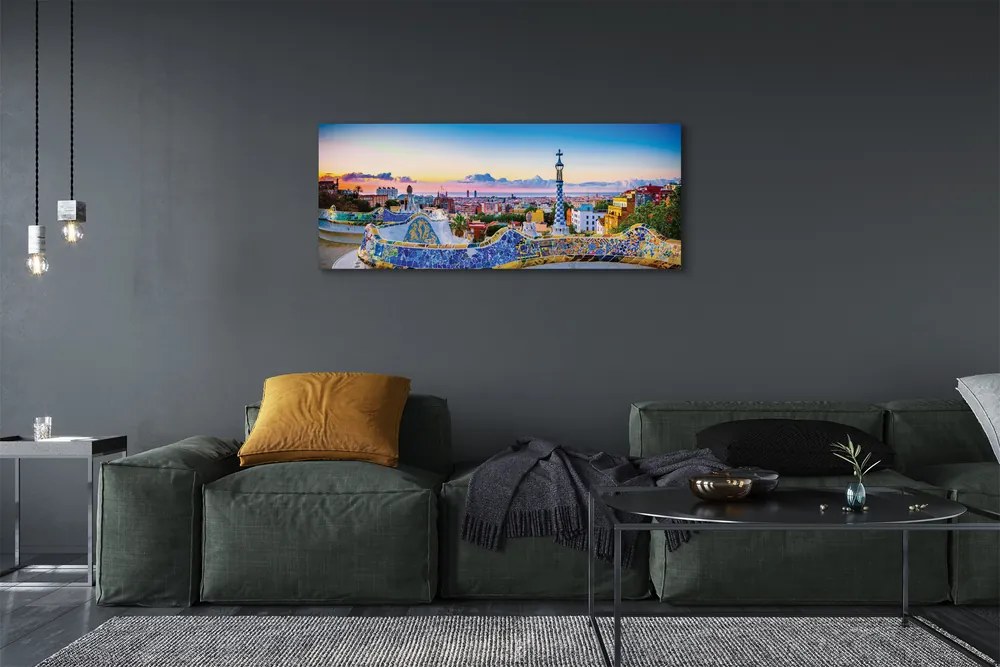 Obraz na płótnie Słoneczna Panorama Hiszpanii