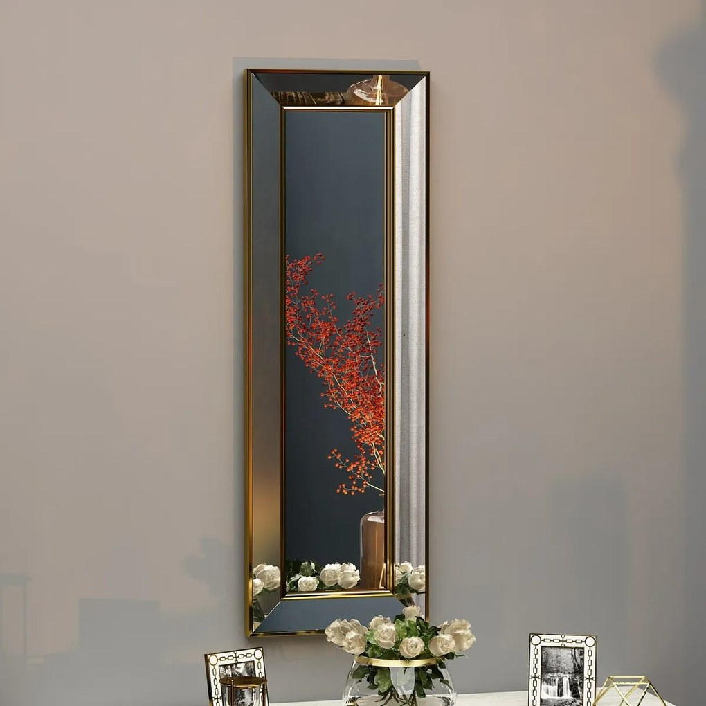 Lustro Carlos Gold 30 x 90 cm