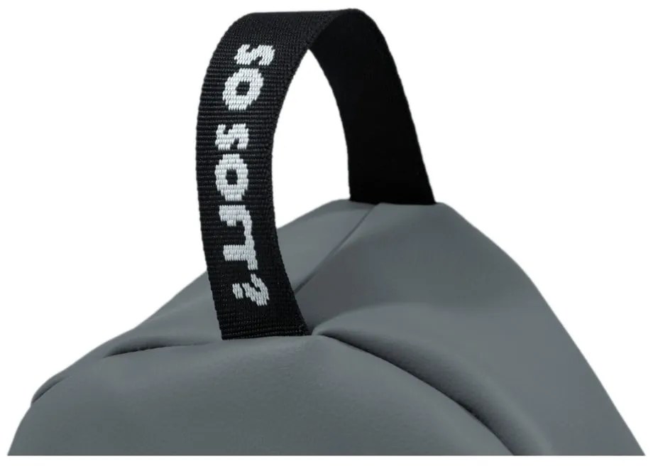 Pomarańczowy worek do siedzenia z imitacji skóry Chill XL – So Soft?