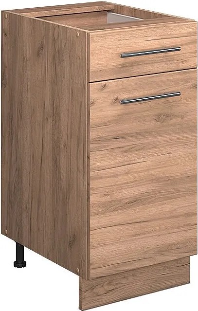 Szafka dolna do kuchni złoty dąb energetyczny 40x51.6x82 fame-line