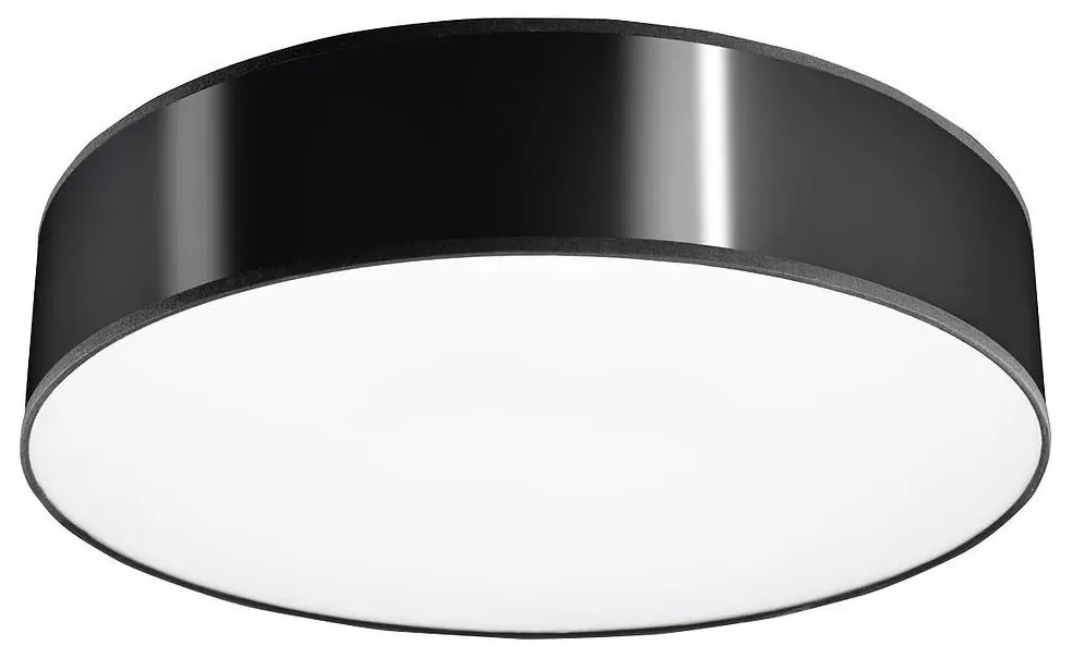 Okrągły czarny plafon LED E779-Vati