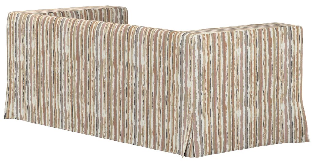 Pokrowiec na sofę Klippan 2-osobową długi z kontrafałdami