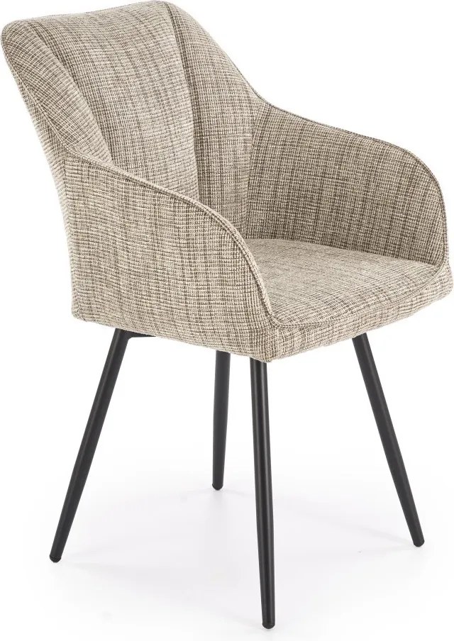 Krzesło do jadalni do obrotowy siedziskiem K576 Halmar