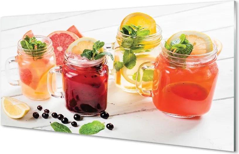 Panel szklany do Kuchni Orzeźwiające Drink Cytrusowe