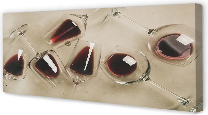 Zdjęcie na płótnie Kryształowe Kieliszki Do Wina