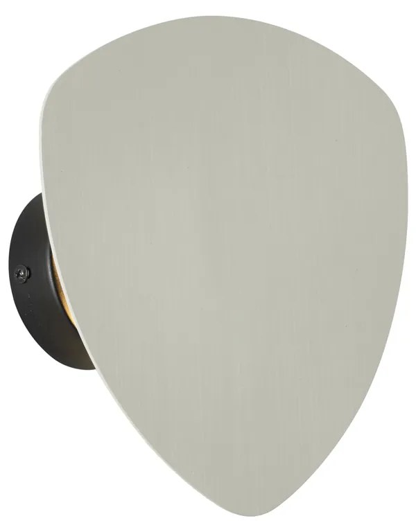 Designerski kinkiet beżowy organiczny 20 cm 2-źródła światła - Pulley