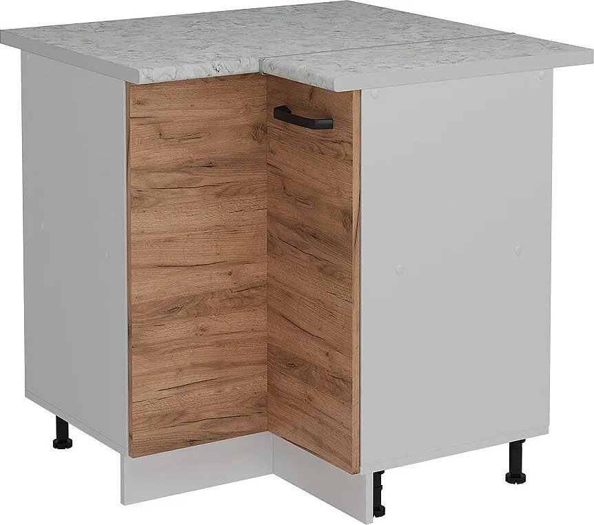 Szafka narożna złoty dąb energetyczny 75.6x60x81.6 r-line