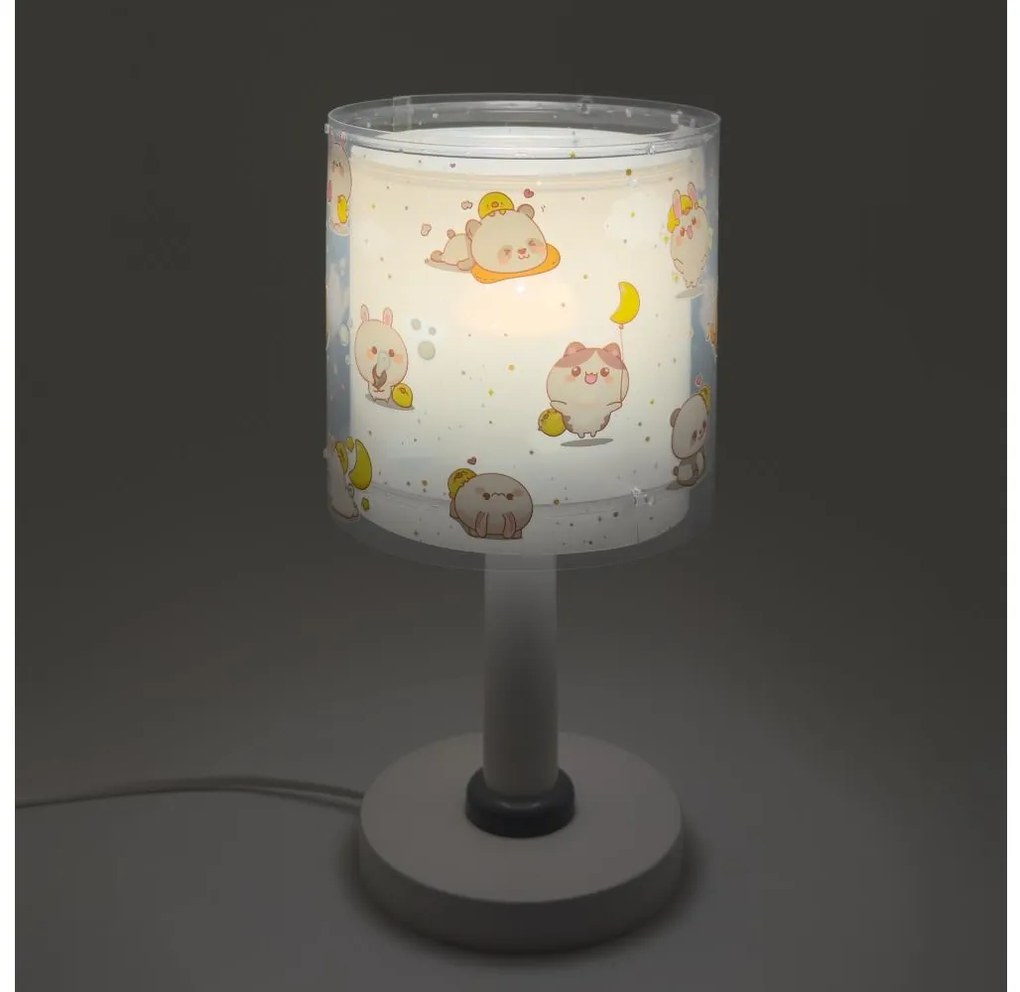Dalber 41761E - LED lampka dziecięca KAWAII FRIENDS 1xG4/4W/230V szara