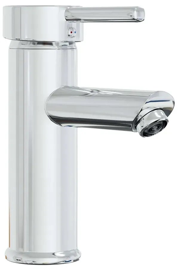 Ceramiczna umywalka wpuszczana w blat z baterią H2-T03
