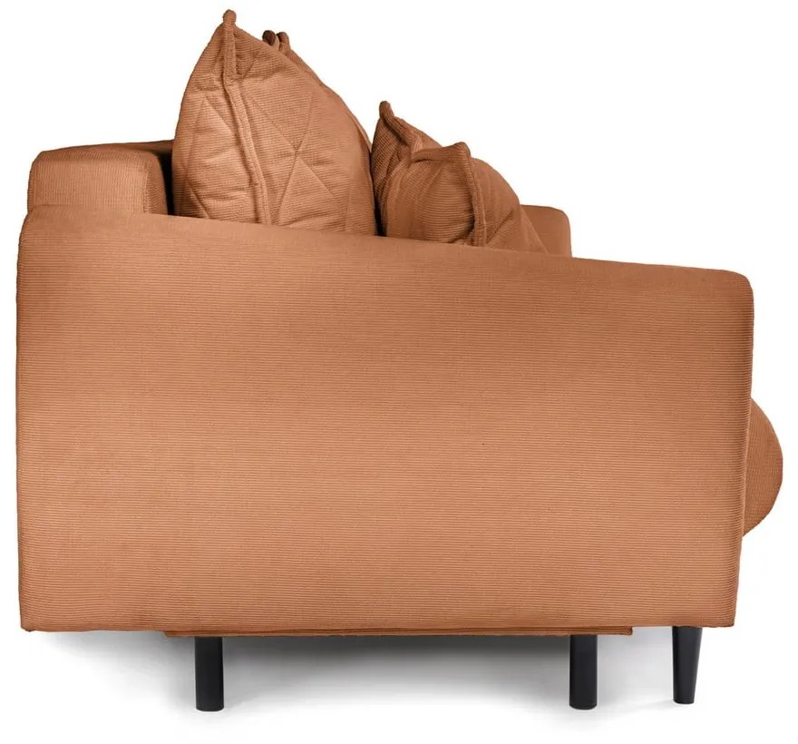 Brązowa rozkładana sofa 215 cm Bjork – Bonami Selection