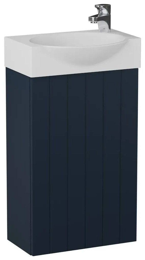 Zestaw Szafka z umywalką DIA 40 cm granatowy półmat KROFAM