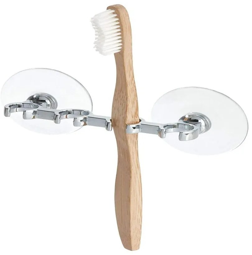 Uchwyt na szczoteczki z przyssawką iDesign Suction Gia