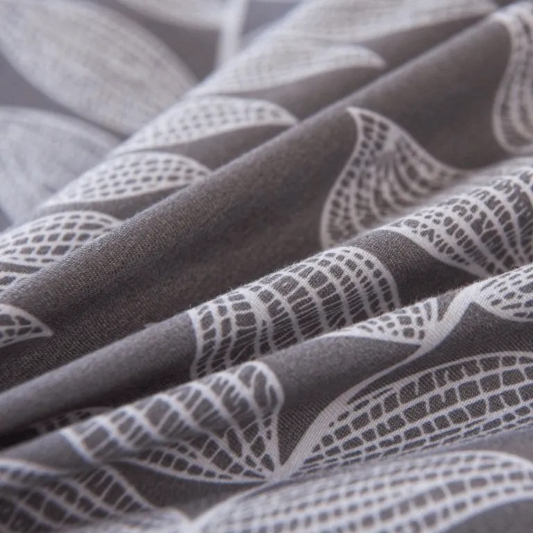 PrzytulneMieszkanie.pl PrzytulneMieszkanie.pl Pościel z mikroflanelu KAVOLO szara Rozmiar pościeli: 70 x 90 cm | 140 x 220 cm