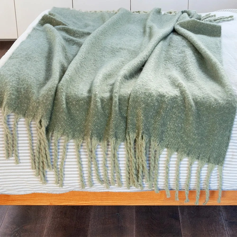 Zielony koc 127x185 cm – Rex London