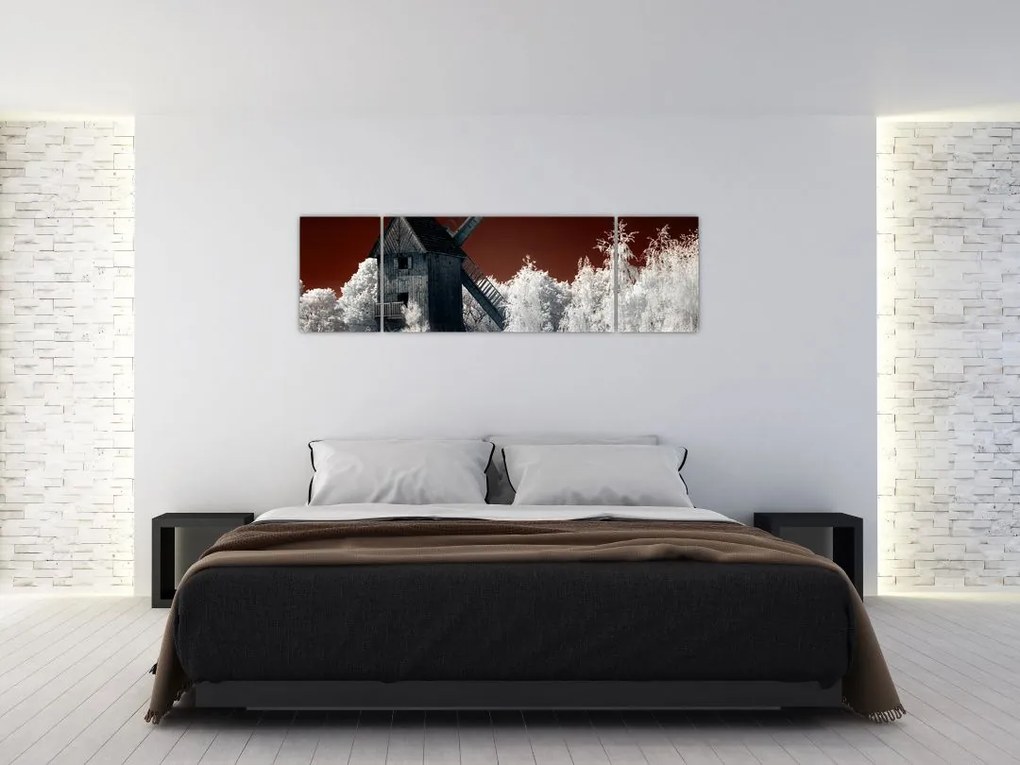 Obraz młyna (170x50 cm)