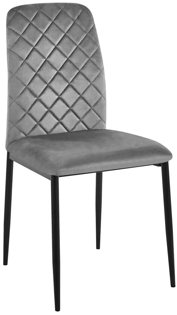 Grafitowe krzesło nowoczesne H1-L91