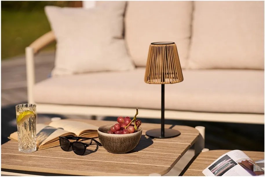 Lampa zewnętrzna stołowa LED solarna ø 14 cm Salford – House Nordic