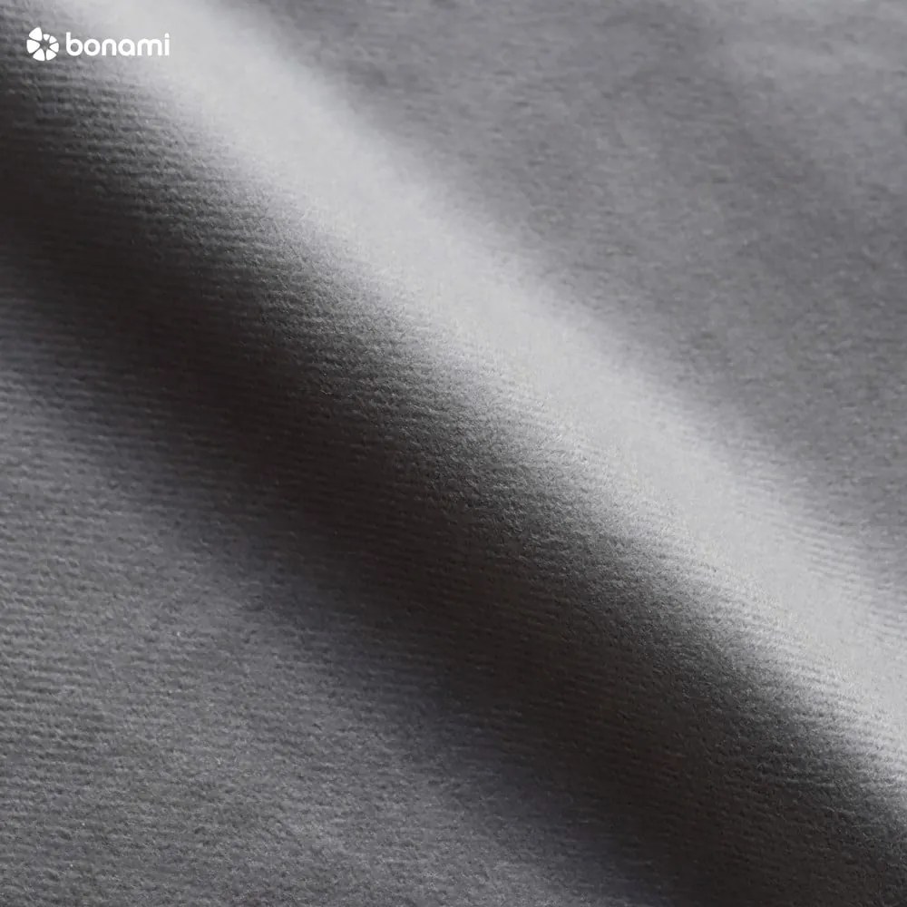 Szare łóżko kontynentalne ze schowkiem 160x200 cm Elva Bold Line – Bonami Selection