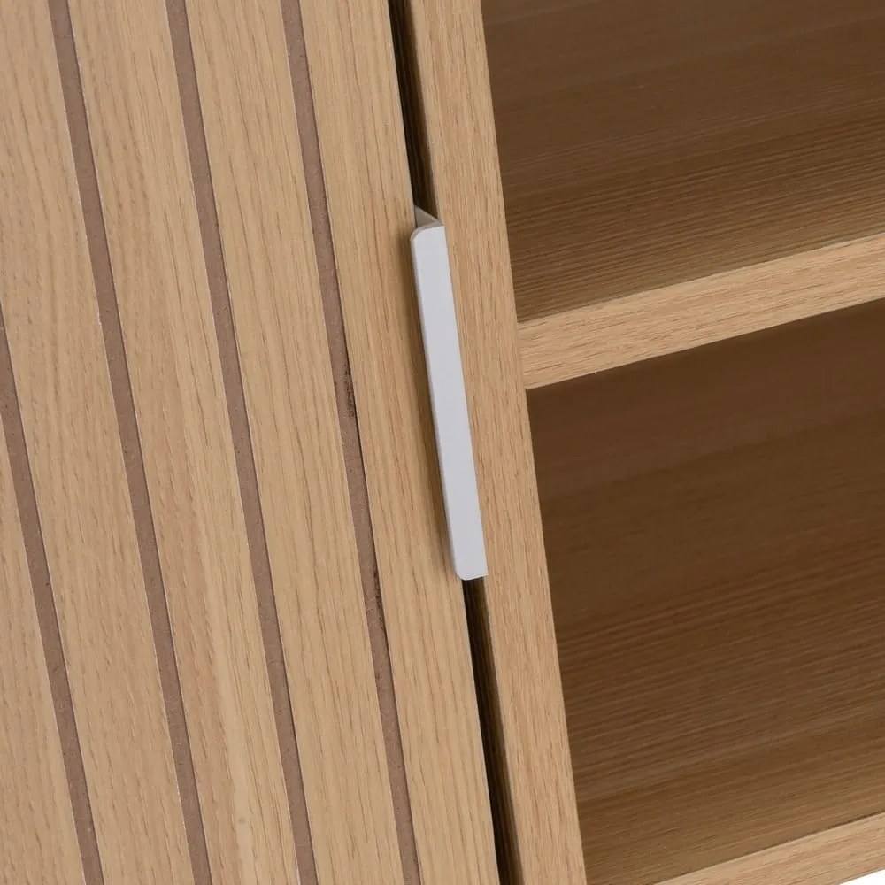 Szafka pod TV w dekorze dębu w naturalnym kolorze 120x45x40 cm Mid-Lines – Casa Selección