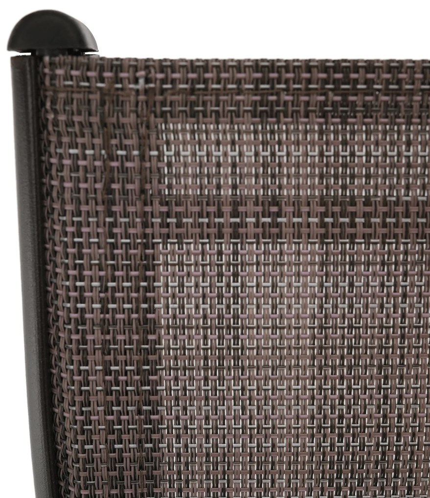 PROMOCJA Brązowe krzesło sztaplowane ALDERA II. jakość