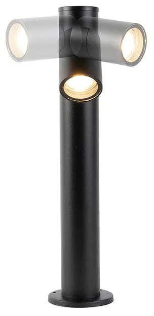 Inteligentna lampa zewnętrzna czarna 45 cm regulowana z WiFi GU10 - Solo