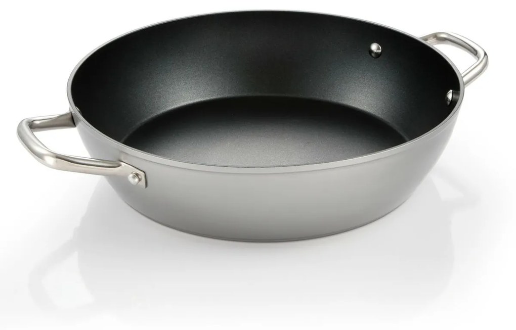 Tescoma Głęboka patelnia GrandCHEF+ o średnicy 32cm, 2 uchwyty, śred. 32 cm