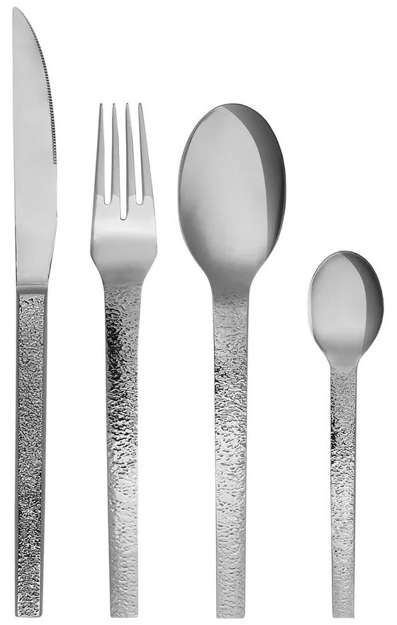Sztućce ze stali nierdzewnej w kolorze srebra 16 szt. Mano – Hübsch