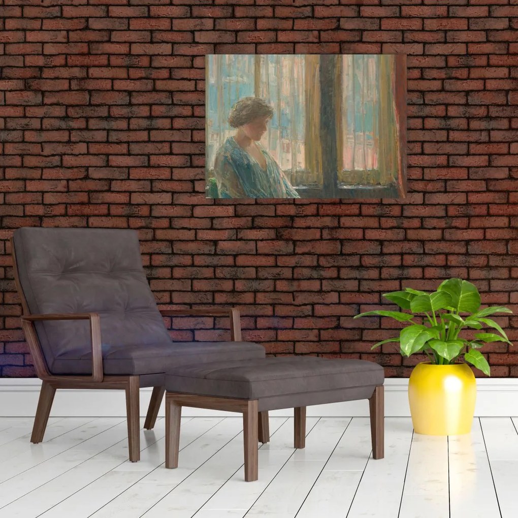 Obraz na szkle - Childe Hassam, The New York Window, reprodukcje (70x50 cm)