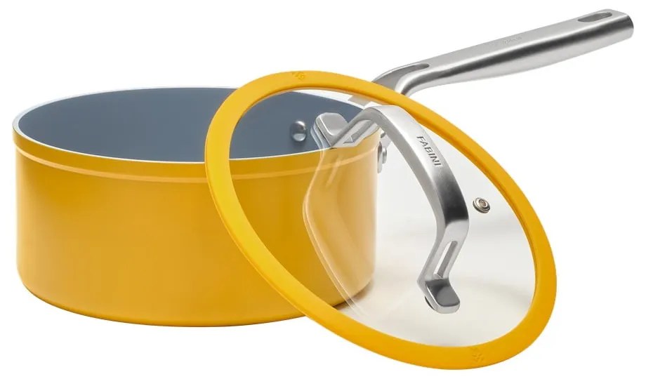 Garnek z pokrywką/z powłoką ceramiczną odpowiedni na indukcję 2,4 l Meda 3.0 – FABINI