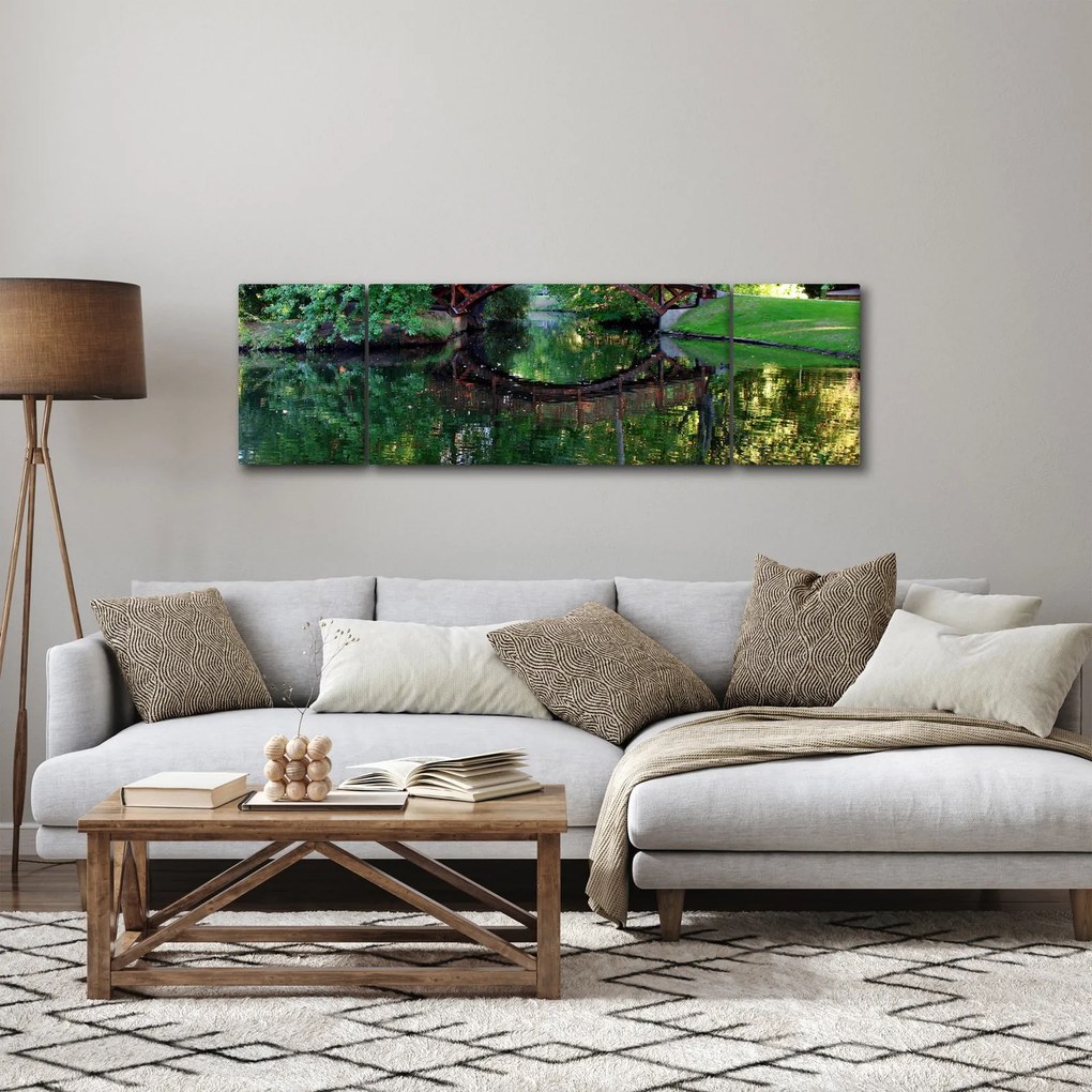 Obraz rzeki (170x50 cm)