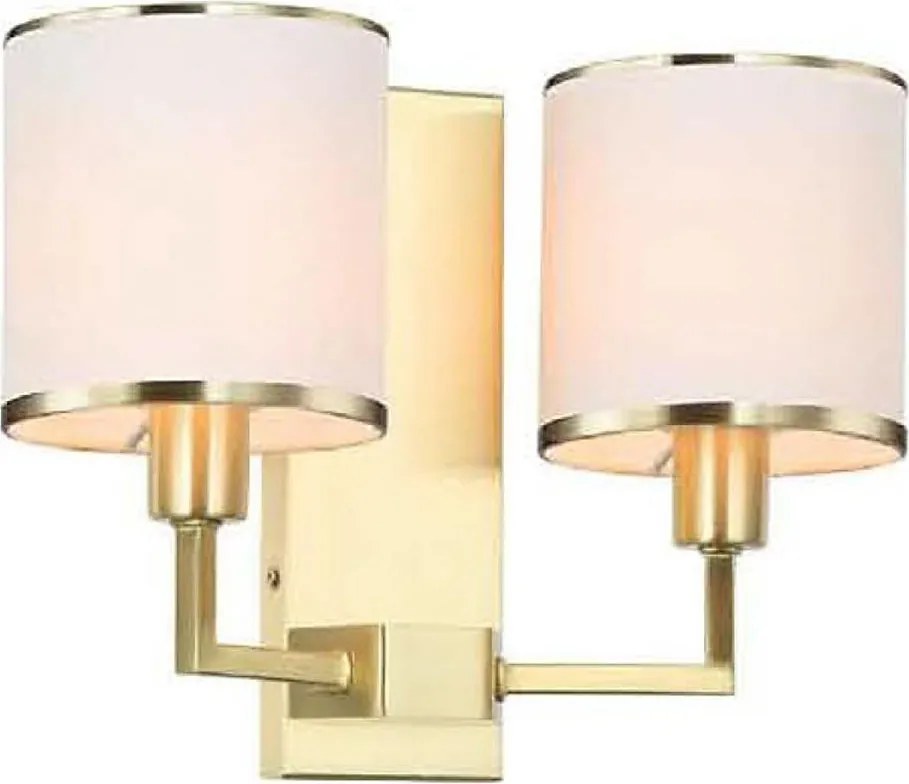 Open Design OR81503 - Lampa ścienna CASA 2xE14/12W/230V mosiądz/kremowa