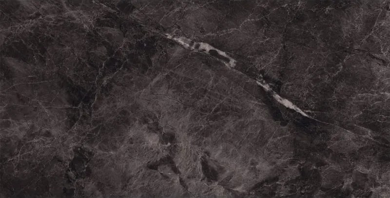 Mexen Merison Black gres szkliwiony rekt. G1, płytka podłogowo-ścienna 120 x 60 cm, wysoki połysk - TL203-120-060-00