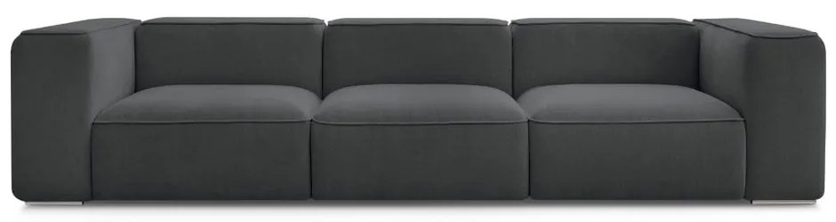 Ciemnoszara sofa 345 cm Zephyr – Bobochic Paris