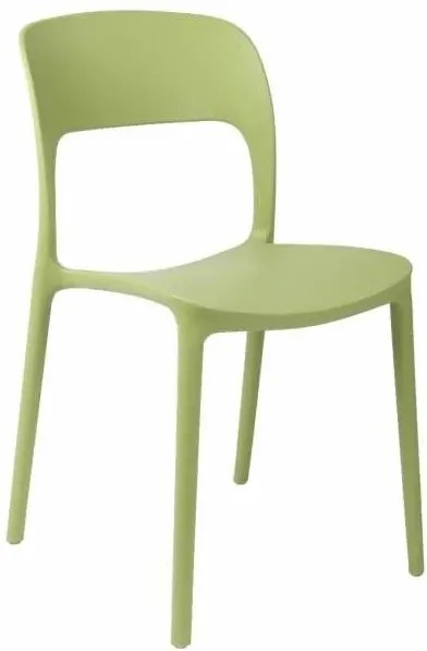 Limonkowe minimalistyczne krzesło B3-Z15