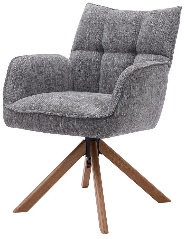 Szare krzesła zestaw 2 szt. Marilla – Unique Furniture