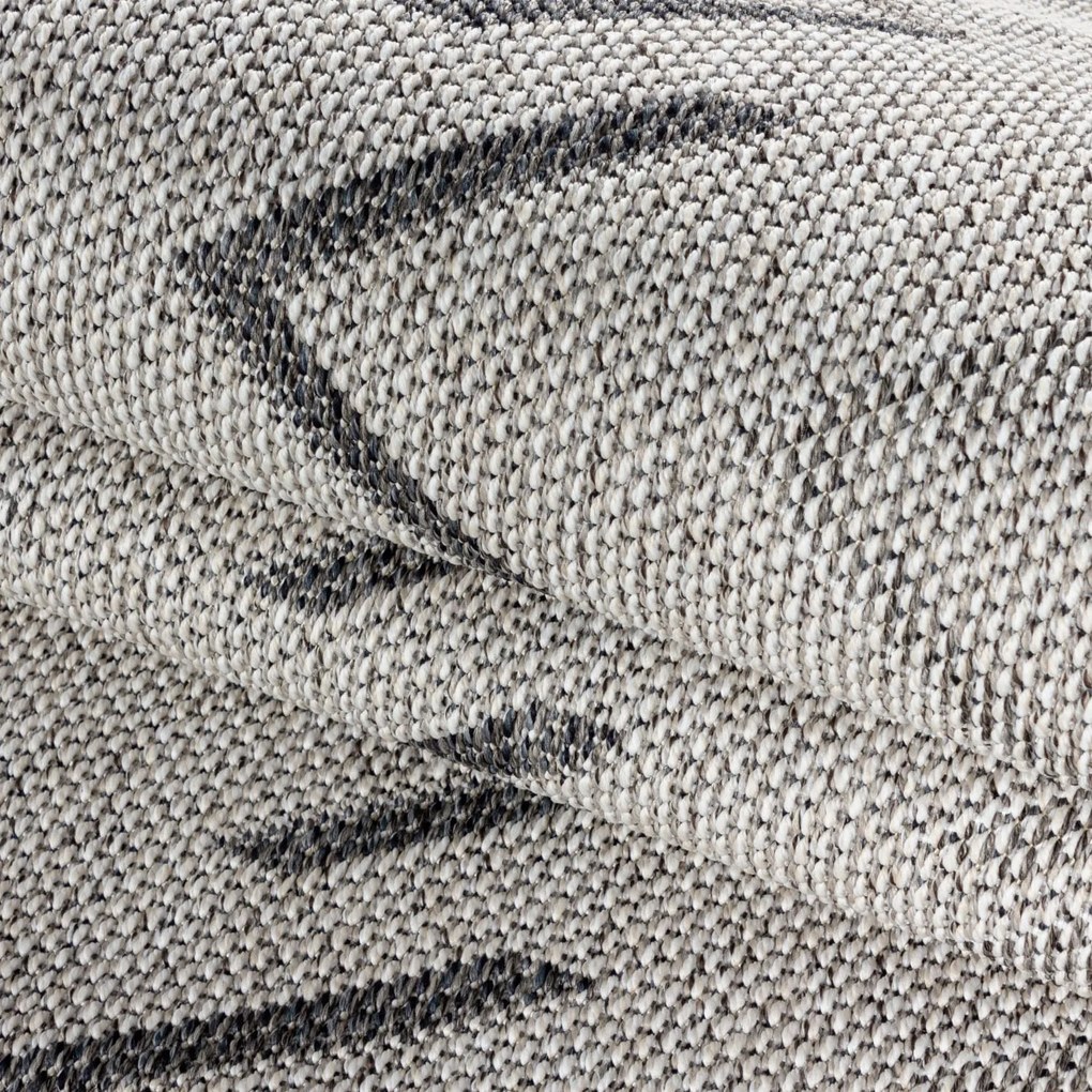 Dywan zewnętrzny Aruba Strzałki kremowo - szary 200 cm x 290 cm